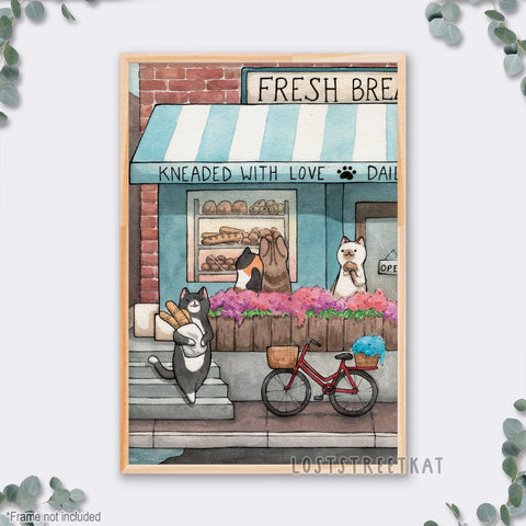 Bakery Storefront Print (12"x18") - loststreetkat