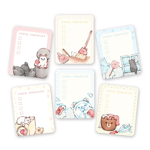 Cat Chores Sticker Flakes