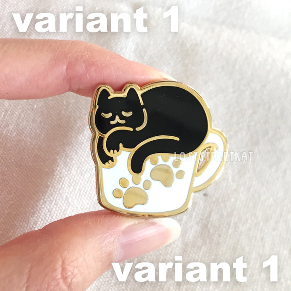 [SECONDS] Coffee Cats Hard Enamel Pin