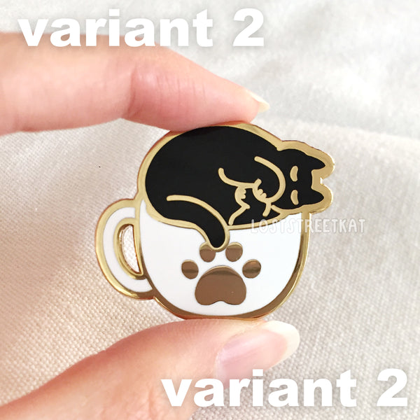 [SECONDS] Coffee Cats Hard Enamel Pin