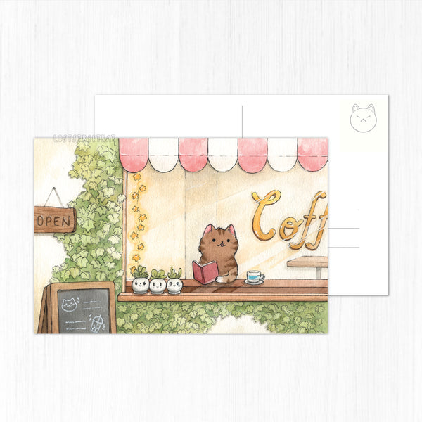 Ivy Cafe Postcard - loststreetkat