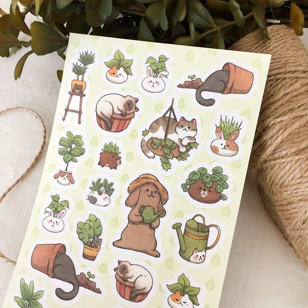 Secret Garden Sticker Sheet