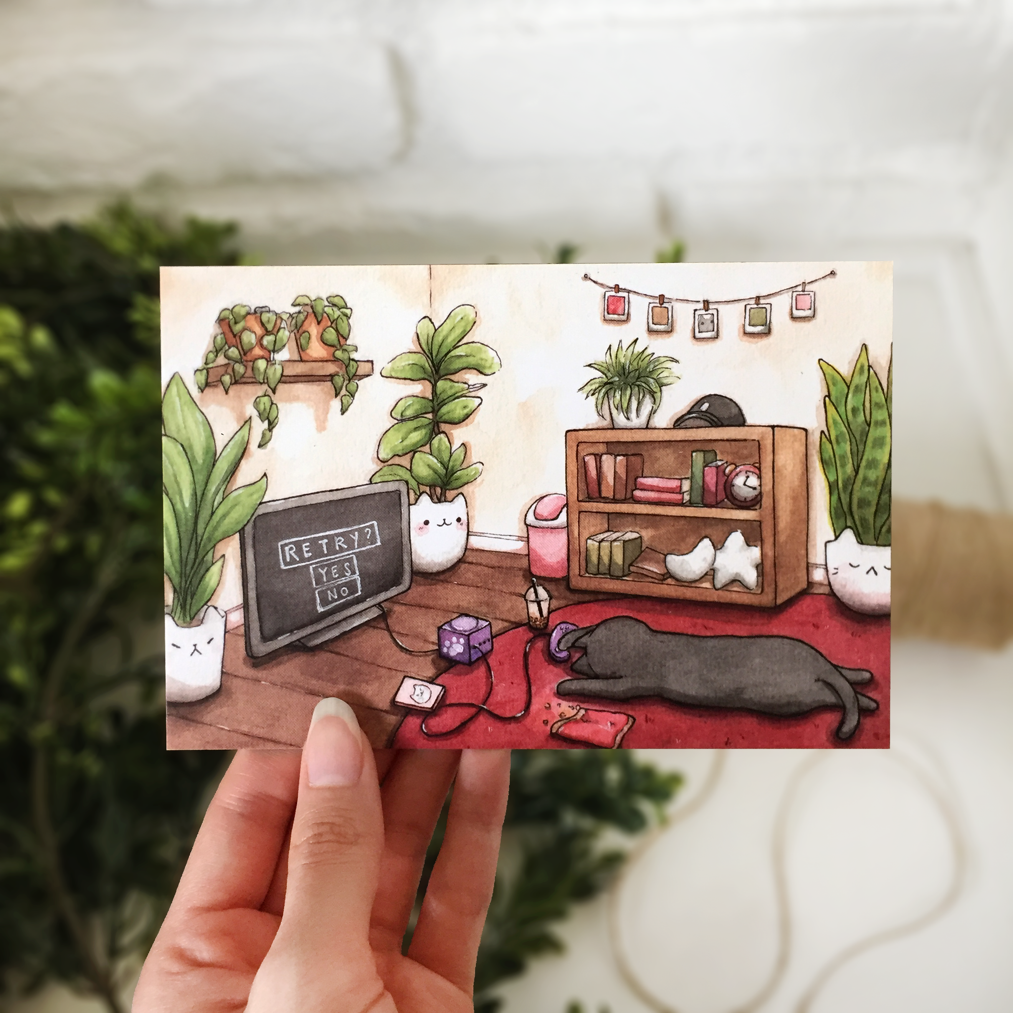 Retry Postcard - loststreetkat
